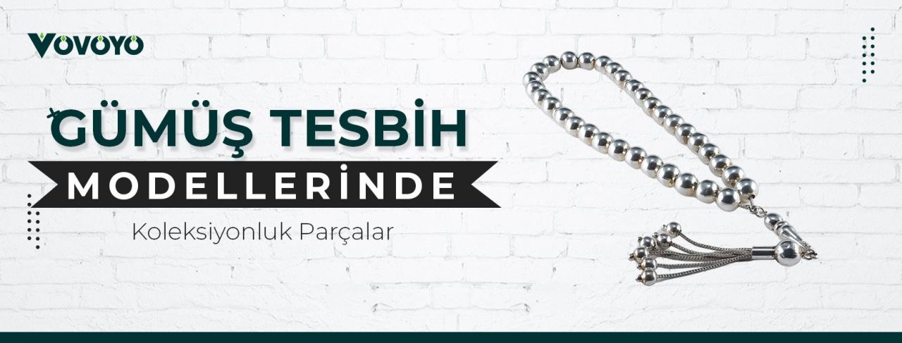Gümüş Tesbih Modellerinde Koleksiyonluk Parçalar