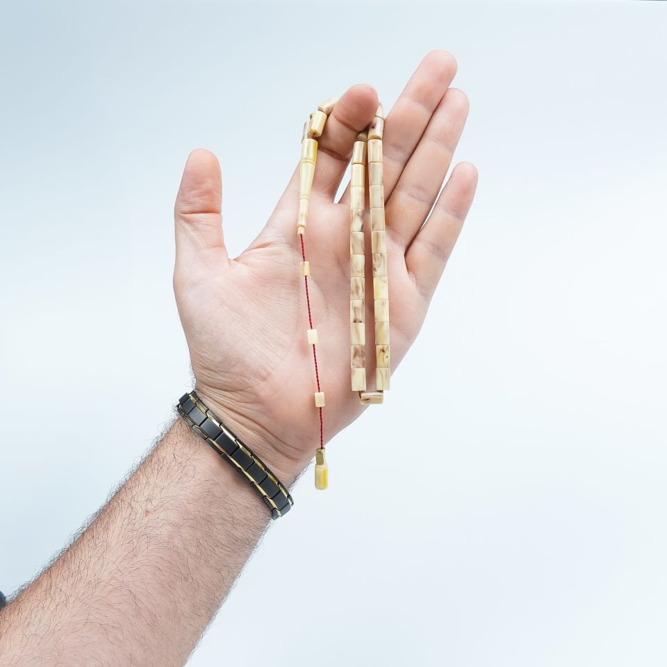 Ali Haydar Çelik Usta İşçilikli Keçiboynuzu Tesbih