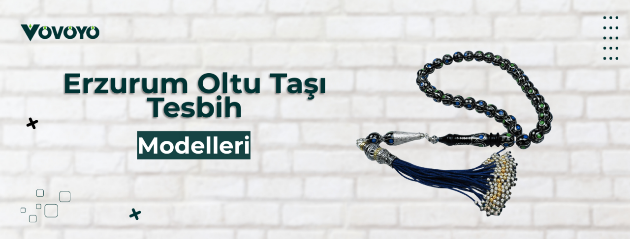 Erzurum Oltu Taşı Tesbih