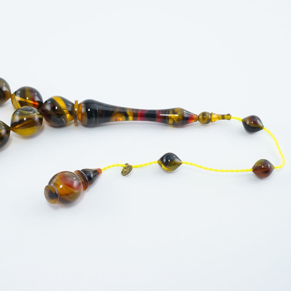 NF imzalı Nasır Fidan Atolyesinden Usta İşi Tesbih