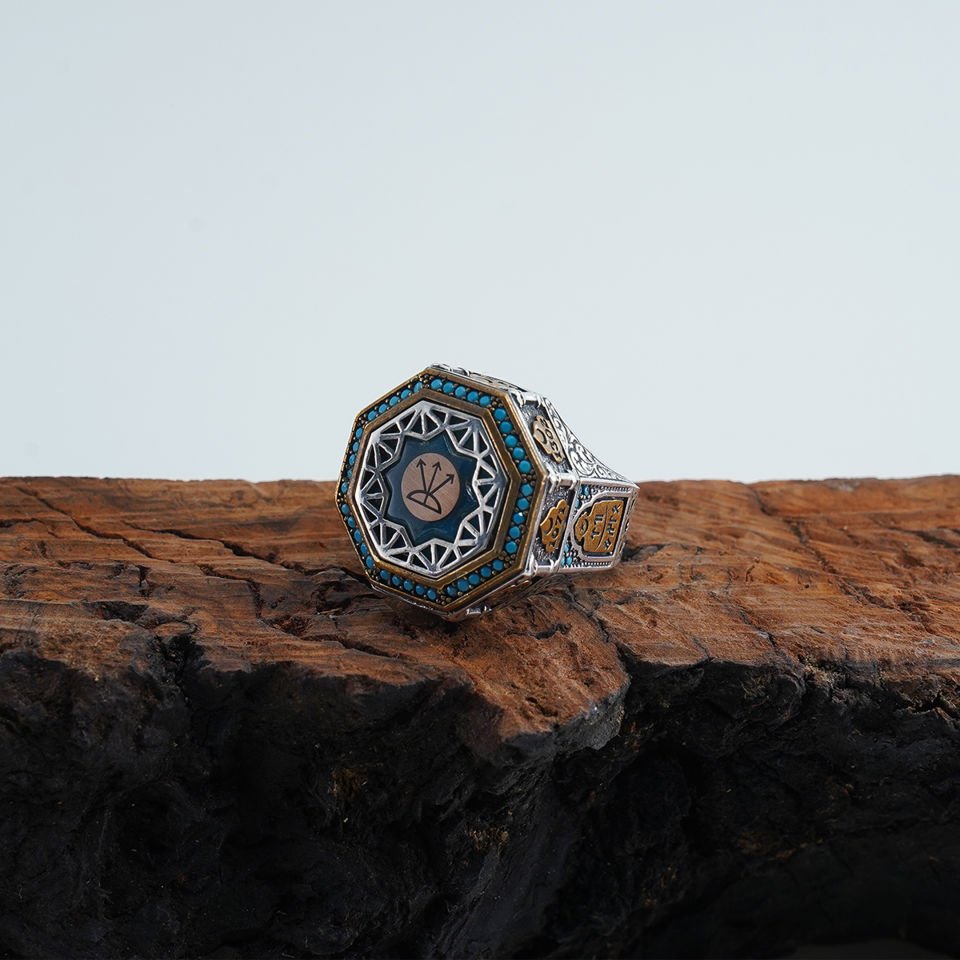 Osmanlı Desenli Gümüş Yüzük