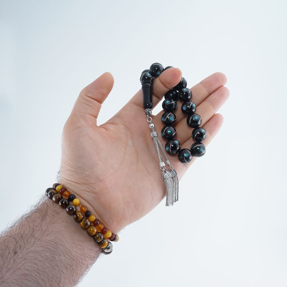 Efe Boy Küre Kesim Mine İşlemeli Erzurum Oltu Tesbih