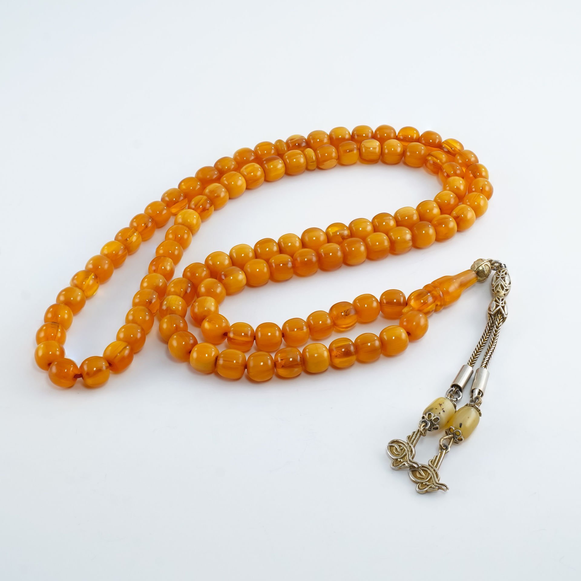 Özel İşçilikli 99'luk Miskevi Sıkma Kehribar