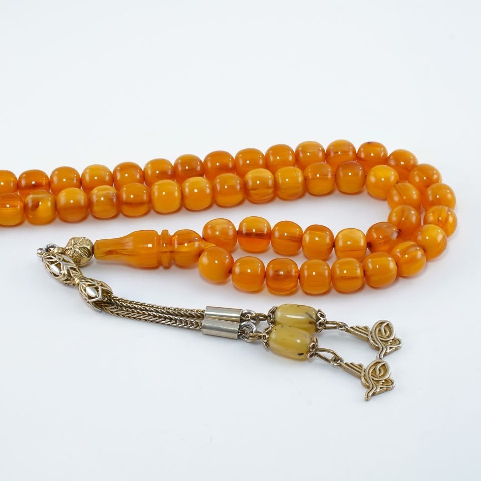 Özel İşçilikli 99'luk Miskevi Sıkma Kehribar