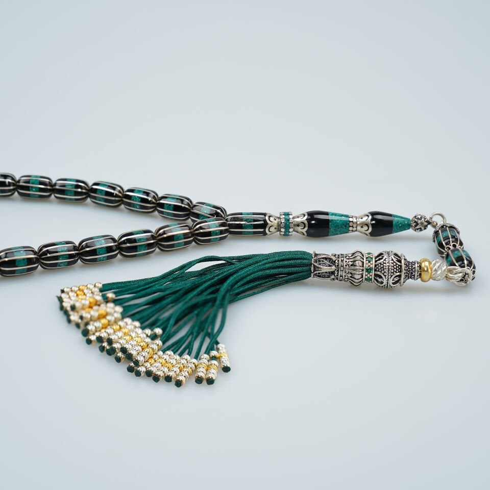 Nakkaş İmameli Mineli Kapsül Kesim Erzurum Oltu Taşı Tesbih