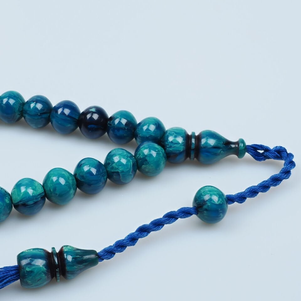 Sıkma Kehribar Beyzi Kesim Tesbih