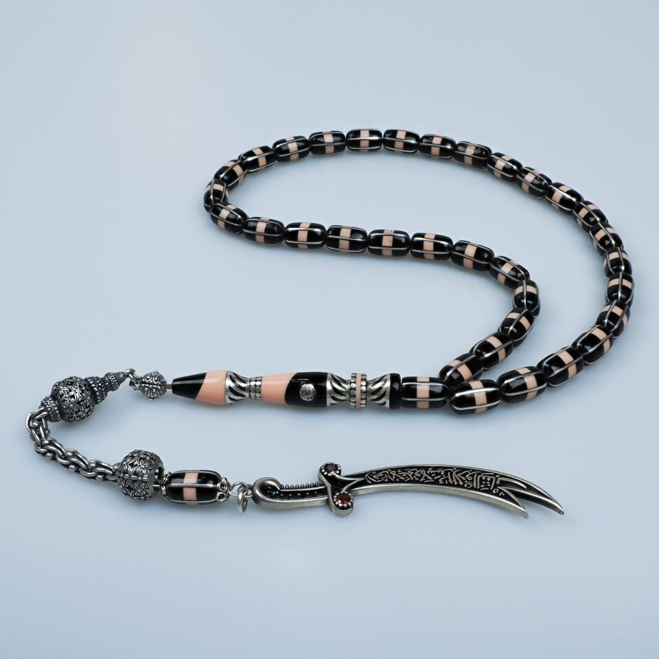 Yusuf akansel Mercan İşlemeli Erzurum Oltu Tesbih