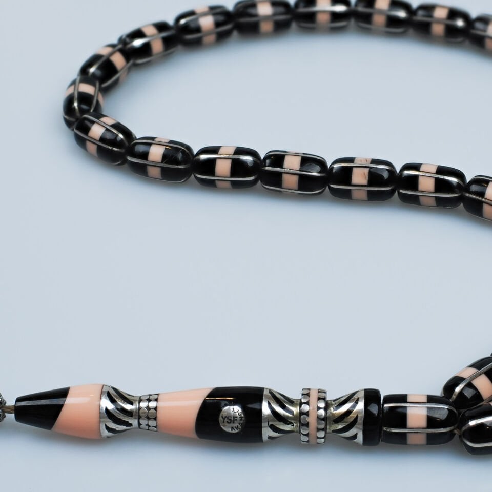 Yusuf akansel Mercan İşlemeli Erzurum Oltu Tesbih