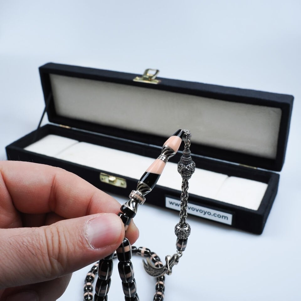 Yusuf akansel Mercan İşlemeli Erzurum Oltu Tesbih