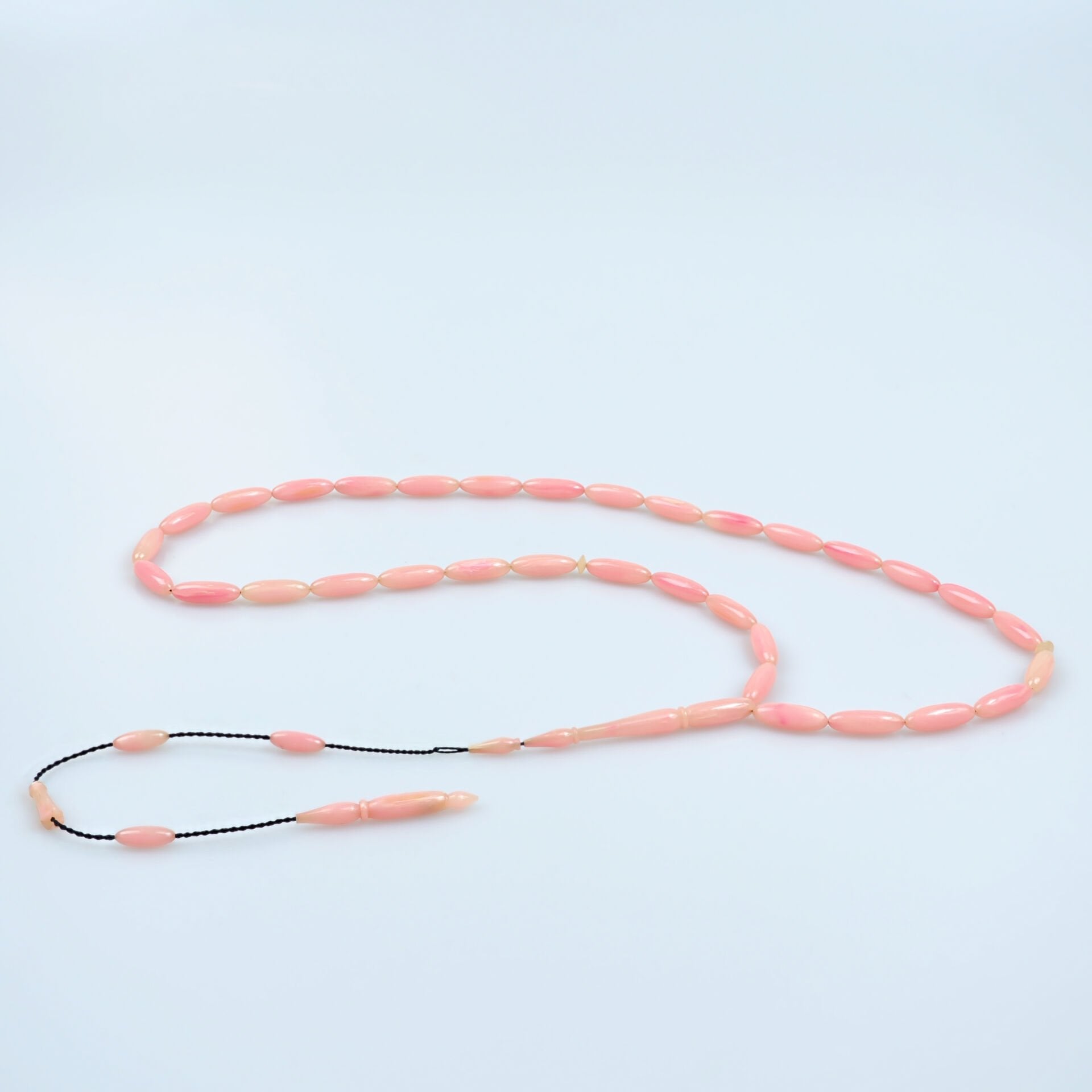 Özlem Özdöver Usta İşçilikli Eski Katalin Tesbih 4x14 mm Arpa Kesim Koleksiyonluk Parça