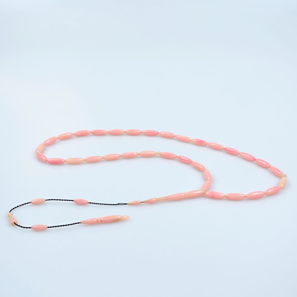 Özlem Özdöver Usta İşçilikli Eski Katalin Tesbih 4x14 mm Arpa Kesim Koleksiyonluk Parça