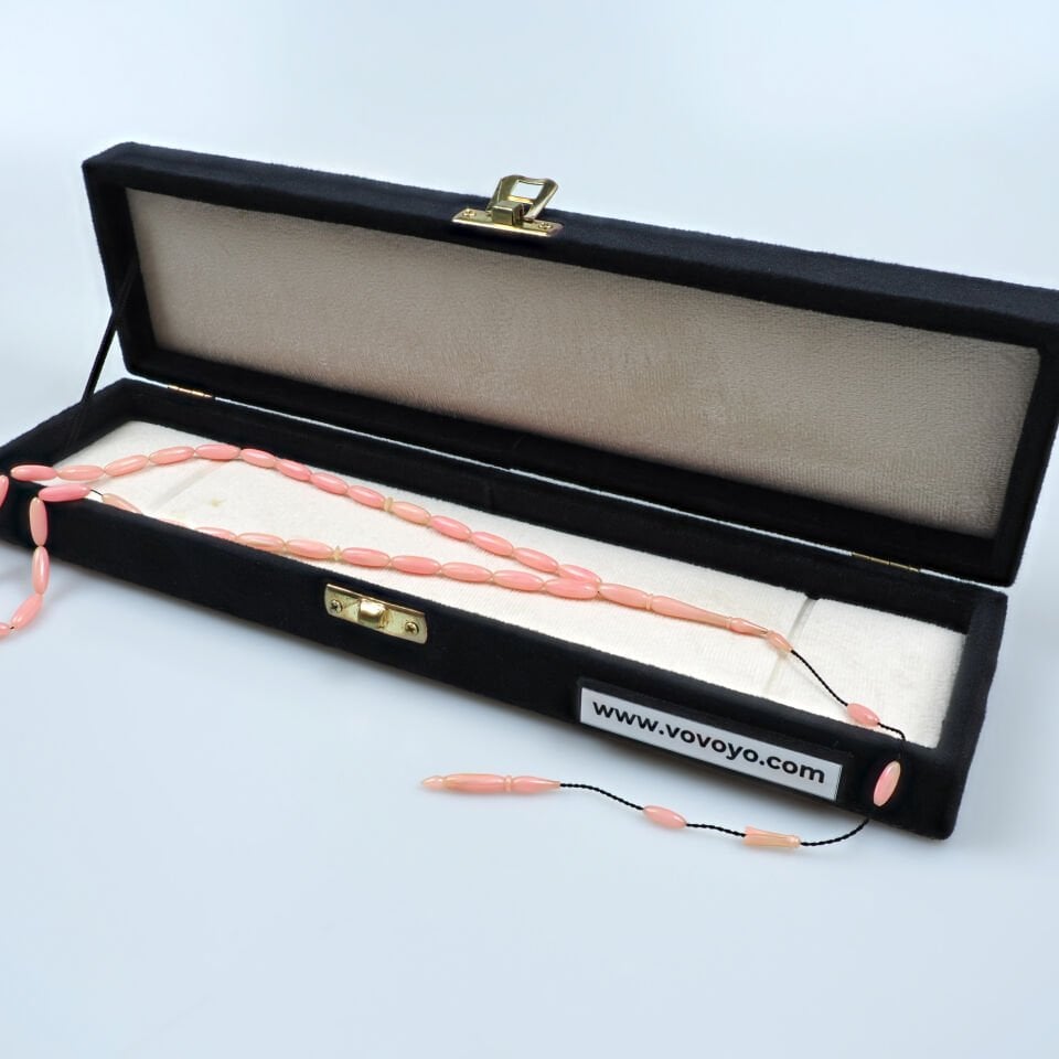 Özlem Özdöver Usta İşçilikli Eski Katalin Tesbih 4x14 mm Arpa Kesim Koleksiyonluk Parça